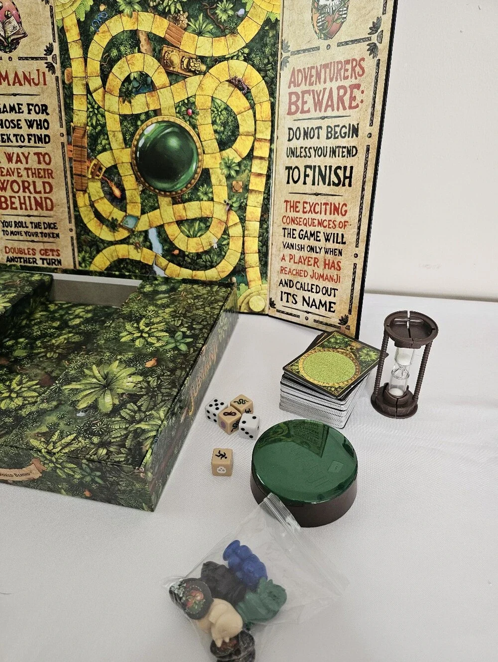 Jumanji The Game: The Classic Scary Adventure Family Board Game 2021 Edition NEW
